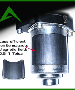 Starter Motor CCW- Moster 185 (ring gear on the back)